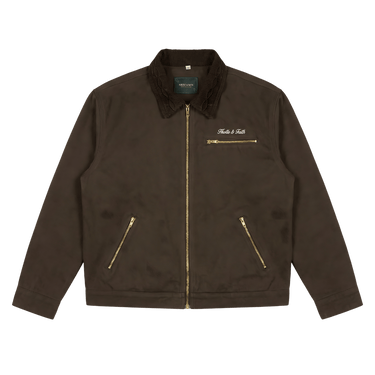 "THORN" JACKET - STONE BROWN - Hustle & Faith