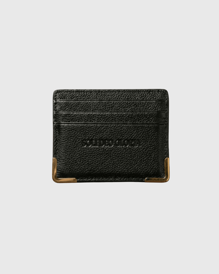 "SOLI DEO GLORIA" CARDHOLDER - BLACK – Bild 1