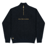 "SOLI DEO GLORIA" QUARTER ZIP - NAVY BLUE - Hustle & Faith