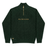 "SOLI DEO GLORIA" QUARTER ZIP - FOREST GREEN - Hustle & Faith