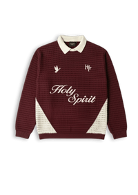 Holy Spirit knitted Sweater - Bordeux - Hustle & Faith
