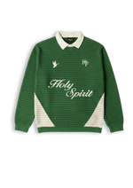 Holy Spirit knitted Sweater - Hunter Green - Hustle & Faith