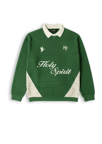 Holy Spirit knitted Sweater - Hunter Green - Hustle & Faith