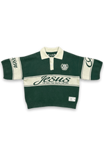 Jesus - Knitted Polo - Hustle & Faith