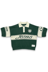 Jesus - Knitted Polo - Hustle & Faith