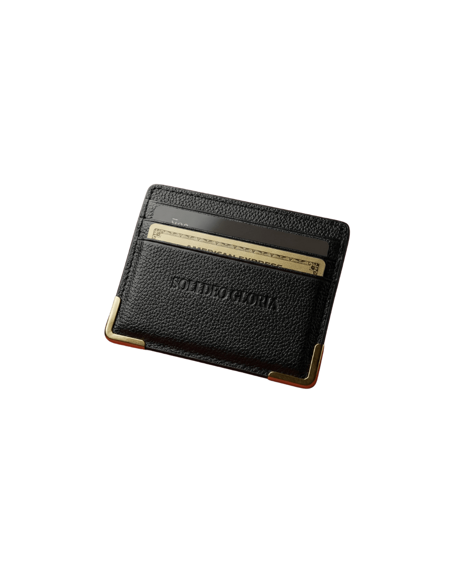 "SOLI DEO GLORIA" CARDHOLDER - BLACK – Bild 3