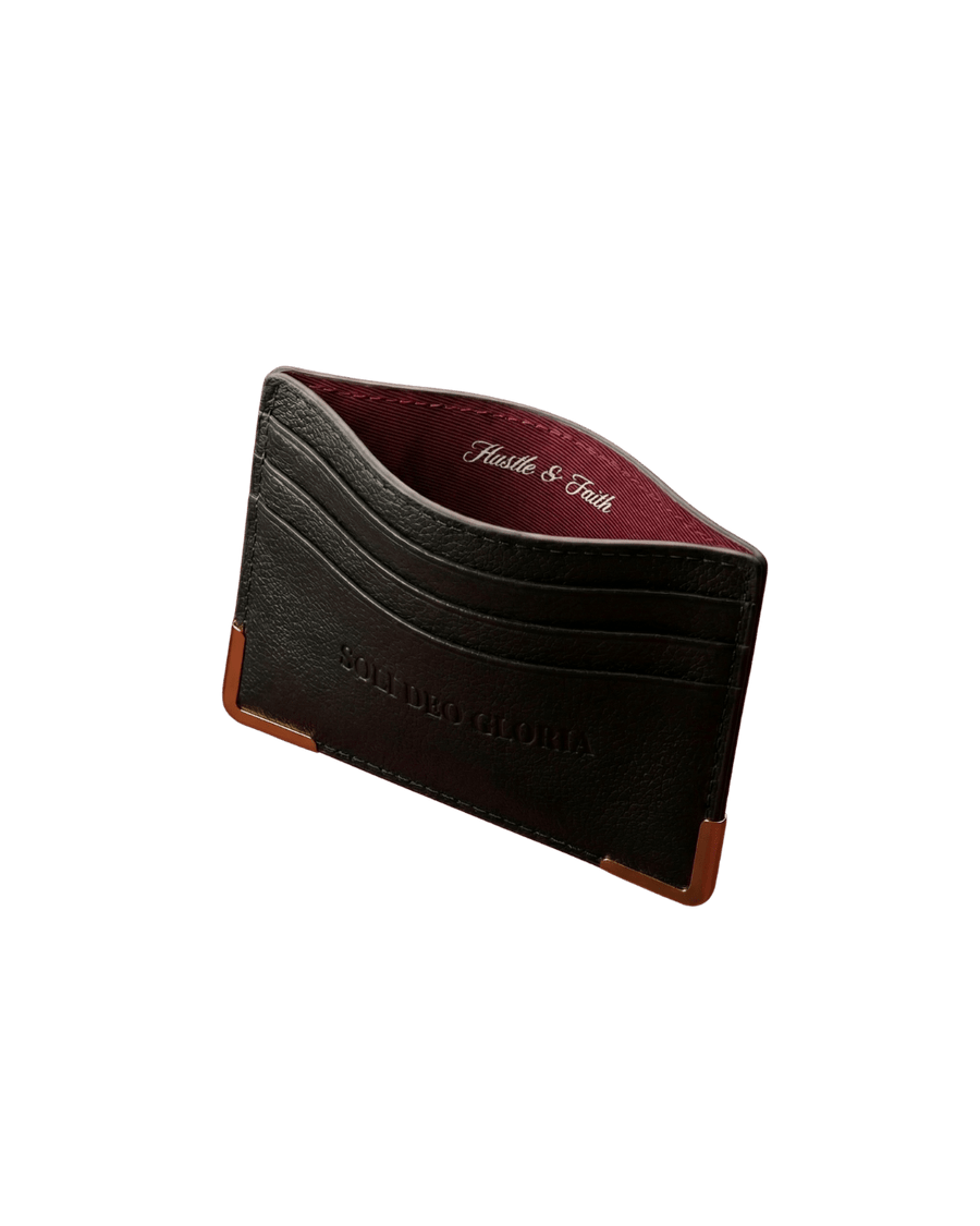 "SOLI DEO GLORIA" CARDHOLDER - BLACK – Bild 4