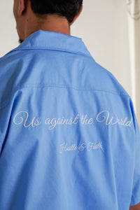 Us against the World - Summer Shirt - Hustle & Faith