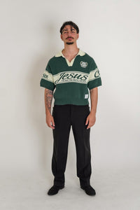 Jesus - Knitted Polo - Hustle & Faith