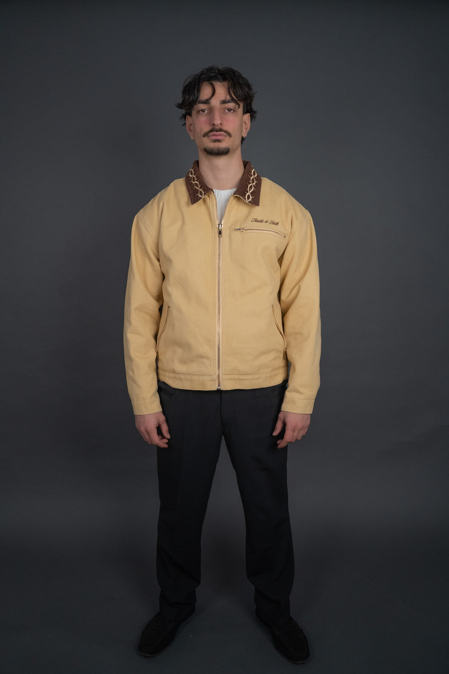 "THORN" JACKET - HONEY BEIGE – Bild 3