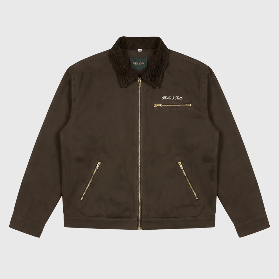 "THORN" JACKET - STONE BROWN – Bild 1